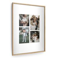 Houten lijst met gepersonaliseerde fotoafdruk - 50x70