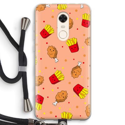 Chicken 'n Fries: Xiaomi Redmi 5 Transparant Hoesje met koord