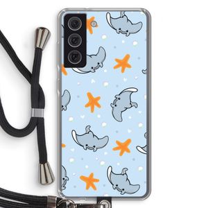 Manta: Samsung Galaxy S21 FE Transparant Hoesje met koord