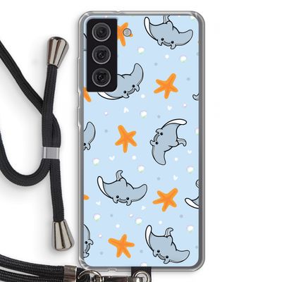Manta: Samsung Galaxy S21 FE Transparant Hoesje met koord