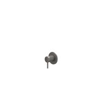 IVY Bond Afbouwdeel - voor inbouw douchemengkraan - - eenhendel - ronde rozet - Geborsteld metal black PVD 6201056 - thumbnail