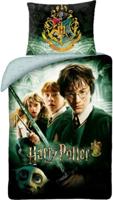 Harry Potter Dekbedovertrek - Harry Ron Hermelien - 140 x 200 cm