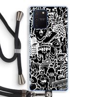 Vexx Black Mixtape: Samsung Galaxy Note 10 Lite Transparant Hoesje met koord