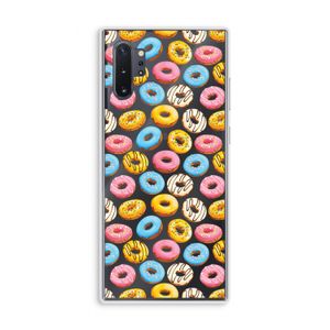 Pink donuts: Samsung Galaxy Note 10 Plus Transparant Hoesje