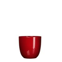 Bloempot Pot rond es/12 tusca 13 x 13.5 cm d.rood Mica - Mica decorations