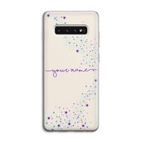 Sterren: Samsung Galaxy S10 4G Transparant Hoesje