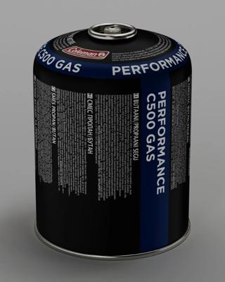 Coleman C500 Performance Gasfles Zwart
