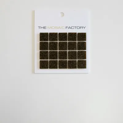 The Mosaic Factory Amsterdam Mozaiek Tegel Vierkant - Bruin Glas Basic 322x322 mm