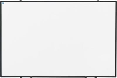 Smit Visual Softline whiteboard, gelakt staal, magnetisch, zwart profiel, 90 x 60 cm
