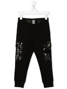 Dkny Kids pantalon de jogging à sequins - Noir