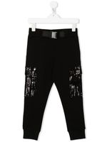 Dkny Kids pantalon de jogging à sequins - Noir - thumbnail