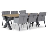 Lifestyle Parma/Cardiff 240 cm dining tuinset 7-delig