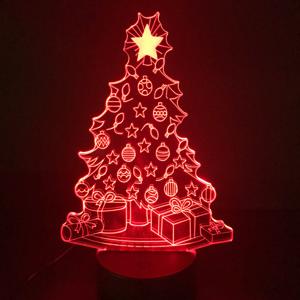 3D LED LAMP - Kerstboom 2