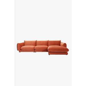 Sissy-Boy Countess 4-zits bank chaise longue rechts Copper