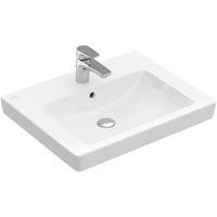 Villeroy & Boch Subway 2.0 wastafel 60x47cm 1 kraangat met overloop wit 71136001 - thumbnail