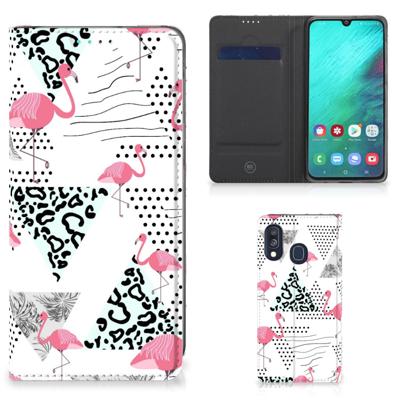 Samsung Galaxy A40 | Hoesje maken | Flamingo Triangle
