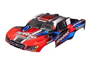 Traxxas - Body, Slash 4X4 (also fits Slash VXL & Slash 2WD), red & blue (painted, decals applied) (TRX-6928R)