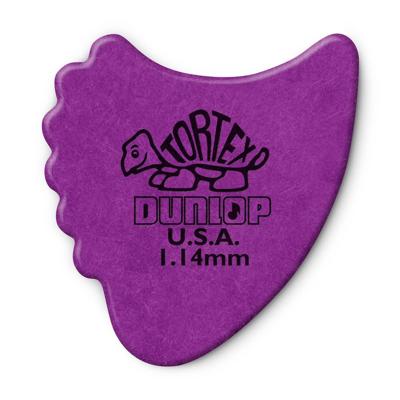Dunlop Tortex Fin Plectrum 1.14mm - Per Stuk