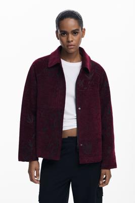 Kort textuurjas - RED - M