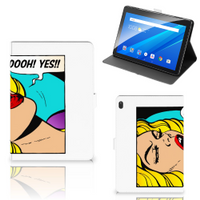 Lenovo Tab E10 Tablet Hoes met standaard Popart Oh Yes - thumbnail