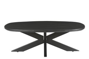 Jesper salontafel oval Livingfurn 120cm zwart