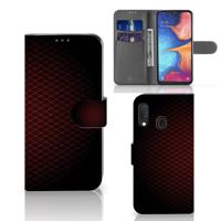 Samsung Galaxy A20e | Telefoon Hoesje | Geruit Rood