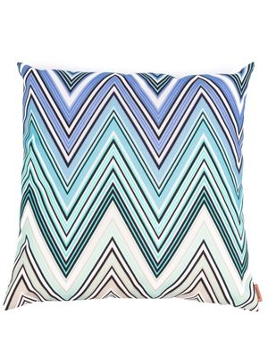 Missoni Home coussin d'extérieur Kew 40 cm x 40 cm - Bleu