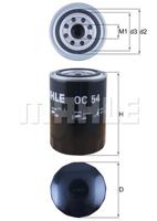 Oliefilter MAHLE, Diameter (mm)93,2mm, u.a. für Porsche, BMW, Lamborghini