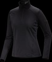 Arcteryx Rho Zip Neck Pully Dames Black M