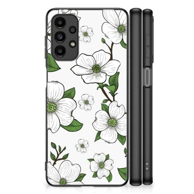 Samsung Galaxy A13 4G Bloemen Hoesje Dogwood Flowers