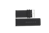 Horlogeband Universeel N110 Leder Zwart 34mm