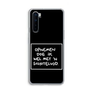 Schotelvod: OnePlus Nord Transparant Hoesje