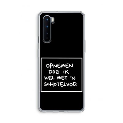 Schotelvod: OnePlus Nord Transparant Hoesje