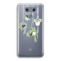Hang In There: LG G6 Transparant Hoesje - thumbnail