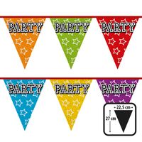 Holografische Vlaggelijn &apos;Party&apos; (8m)