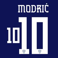 Modrić 10 (Officiële Kroatië Away Bedrukking 2022-2023