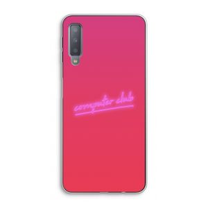 Vice Glow: Samsung Galaxy A7 (2018) Transparant Hoesje