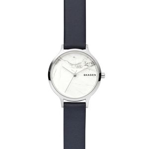 Horlogeband Skagen SKW2719 Leder Blauw 14mm