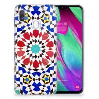 Samsung Galaxy A40 | TPU | Siliconen hoesje | Mozaïek