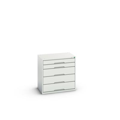 Bott Verso Schuifladenkast | 800x550x800mm | 5 Laden | RAL 7035 - 16925112.16