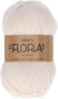 Drops Flora Uni Colour 22 Wittte mist