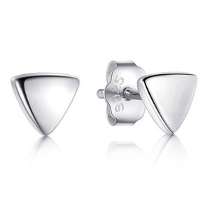 Cilla jewels dames oorknoppen 925 Zilver Triangle zilver