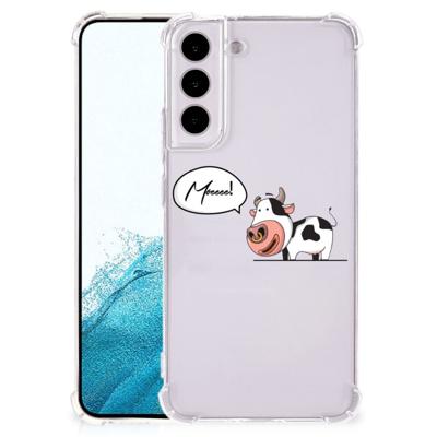 Samsung Galaxy S22 Plus Stevig | Bumper Hoesje | Cow Samsung Galaxy S22 Plus Stevig | Bumper Hoesje | Cow
