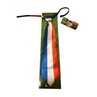 Party Stropdas in de kleuren van vlag Frankrijk - Supporters - Franse verkleed artikelen Party Stropdas in de kleuren van vlag Frankrijk - Supporters - Franse verkleed artikelen