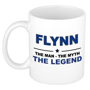 Flynn The man, The myth the legend collega kado mokken/bekers 300 ml