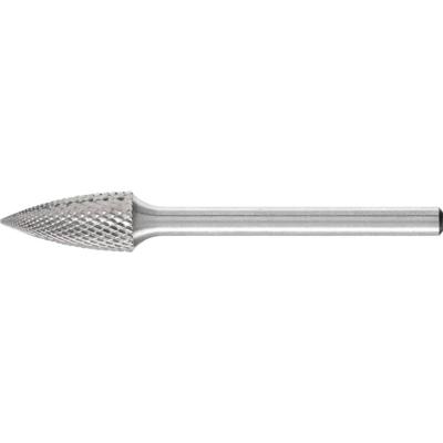 PFERD TOOLS 21222773 Freesstift Hardmetaal Spitsboog Lengte 43 mm Afmeting, Ø 6 mm Werklengte 13 mm Schachtdiameter 3 mm 1 stuks