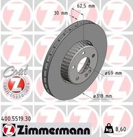 Remschijf FORMULA S COAT Z 400551930
