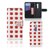 OPPO Reno2 Book Cover Paprika Red - thumbnail