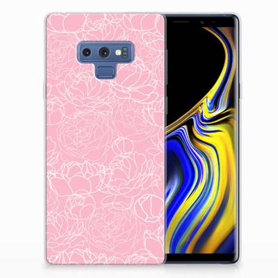 Samsung Galaxy Note 9 | TPU Case | White Flowers