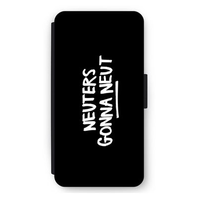 Neuters (zwart): iPhone 11 Flip Hoesje